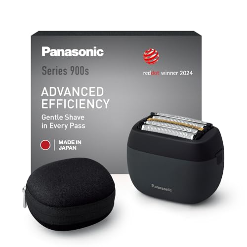 Panasonic ES-PV3B-K803 Serie 900s Afeitadora, Afeitadora Eléctrica de 5 Hojas para Uso En Seco y Húmedo para Hombres, Sensor De Barba Responsivo, USB-C, Estuche De Transporte, Negro Mate