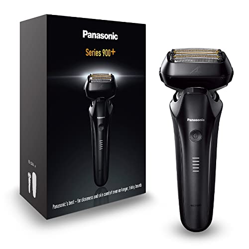 Panasonic ES-LS6A Afeitadora Eléctrica, 6 Hojas, para Uso en Seco y en Mojado, con Sensor para Barbas