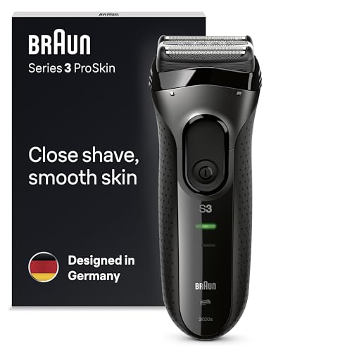 Braun Series 3 ProSkin 3020s - Afeitadora eléctrica/máquina de afeitar recargable, color negro