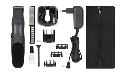 WAHL Groomsman afeitadora eléctrica de precisión, sin cable y con batería recargable, para barbas largas y cortas, para el cuerpo, la nariz y las orejas