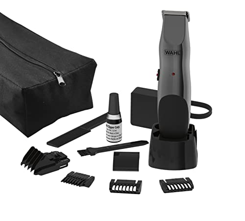 WAHL Groomsman afeitadora eléctrica de precisión, sin cable y con batería recargable, para barbas largas y cortas, para el cuerpo, la nariz y las orejas