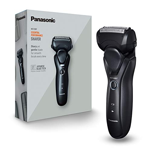 Panasonic Series 500 ES-RT37-K503 Afeitadora Eléctrica Para Hombre (Wet&Dry, Recargable, 3 Hojas De Acero Inoxidable, Indicador Led, 100% Lavable) Negro